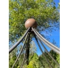 Pawilon ogrodowy altana metalowa polski producent JAKOŚĆ D240cm H270cm