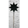 gwiazdka ozdoba świąteczna 10cm+17cm dekoracja Święta stroik gwiazda