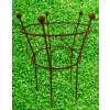 1 x Podpora solidna do roślin krzewów hortensji róż piwonii podpórki średnica 40cm wysokość 50cm