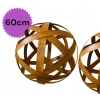 Kula dekoracyjna ogrodowa rustykalna XL 60cm stylowa rzeźba