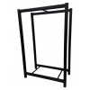 Stojak regał kosz 60x39x20cm na drewno kominkowe LOFT POJEMNY nowoczesny