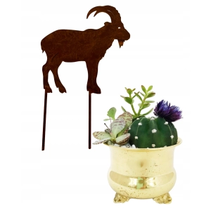 Piękna dekoracja ogród doniczka ozdoba koziorożec rustykalny TARAS Zodiak