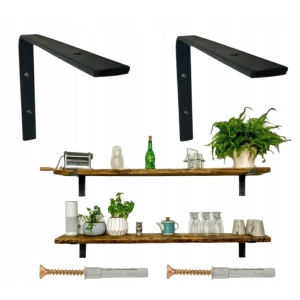 wspornik uchwyt półki LOFT polski 20x13cm na ścianę ścienny półka + 2 kołki