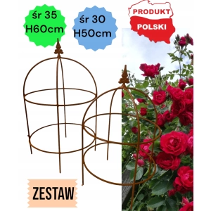 Podpora do roślin krzewów kwiatów roślin piwonii PERGOLA H 50 60cm obelisk