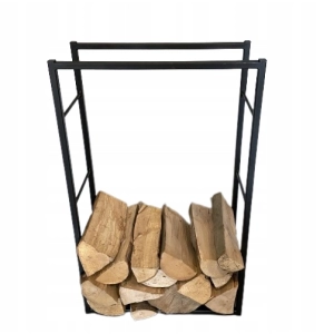 Stojak regał na drewno kominkowe metalowy LOFT POLSKI pojemny solidny 100cm