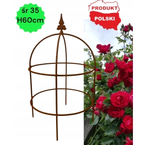 Podpora do roślin krzewów kwiatów roślin piwonii PERGOLA średnica 35 wysokość 60cm obelisk