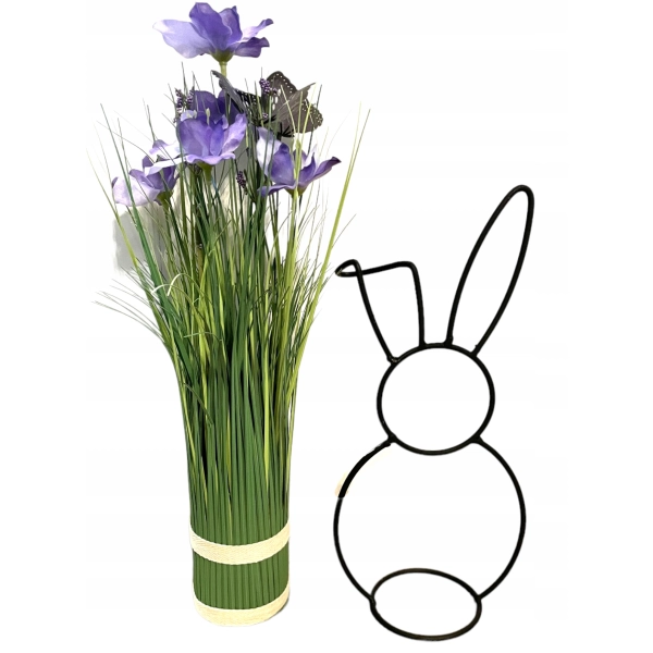 Zając wyjątkowy Królik Wielkanoc Loft ozdoba figurka duży XL 60cm Zajączek