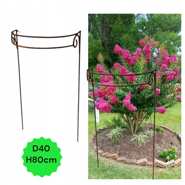 Stylowa Podpora do roślin krzewów kwiatów PERGOLA D60 H 90cm podpórki mocne