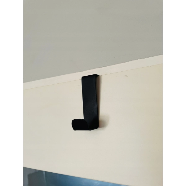 Uchwyt, WIESZAK na SZAFĘ na drzwi UBRANIA H29cm + H8cm- Zestaw 2szt
