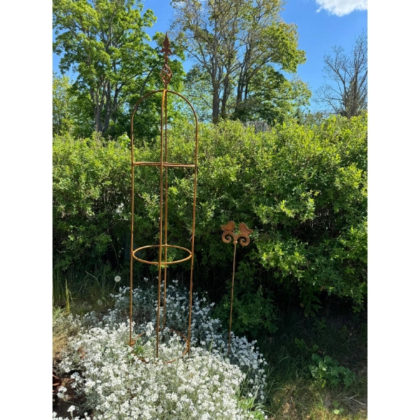 Podpora obelisk do roślin krzewów piwonii hortensji róż podpórki pergola D30 170cm