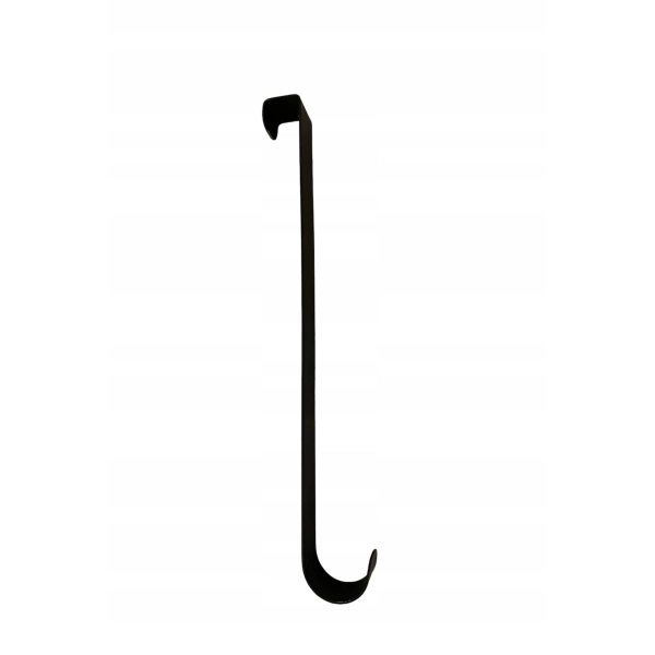 Uchwyt, WIESZAK na drzwi, haczyk na szafę organizer 29cm metalowy + taśma