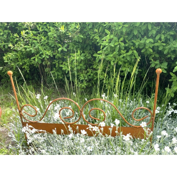 Podpora metalowa roślin krzew podpórka obrzeże pergola solidna 60x50cm