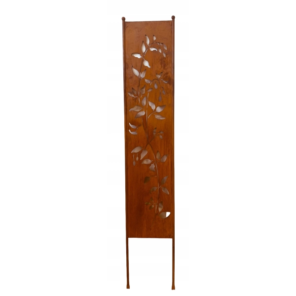 Panel ogrodowy palisada parawan dekoracyjny metal wysokość 150cm bluszcz podpora