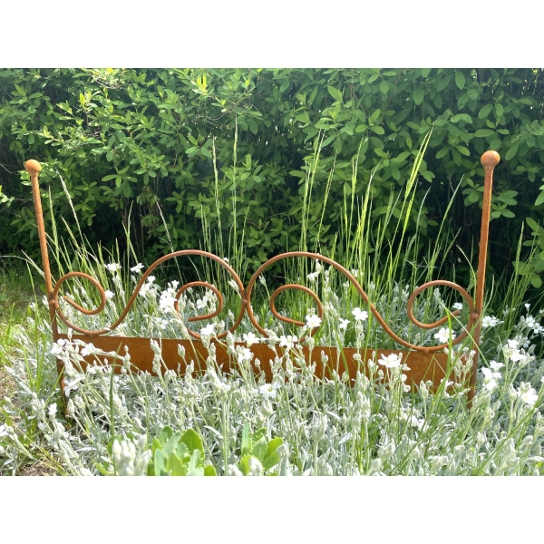 Podpora metalowa roślin krzew podpórka obrzeże pergola solidna 60x50cm