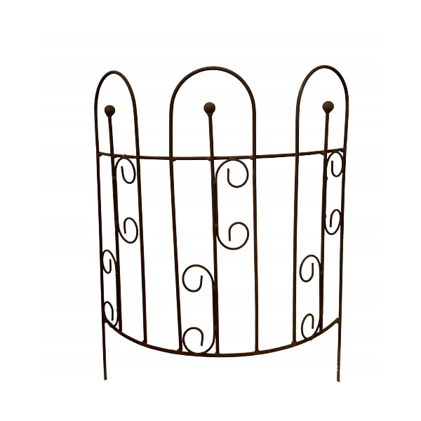 1 x Podpora metalowa palisada podpórka obrzeże pergola solidne 50x65cm