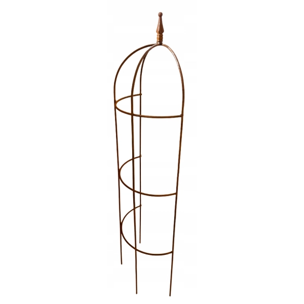 Podpora Obelisk do roślin krzewów kwiatów róż hortensji PIWONII PERGOLA średnica 40 cm wysokość 150cm