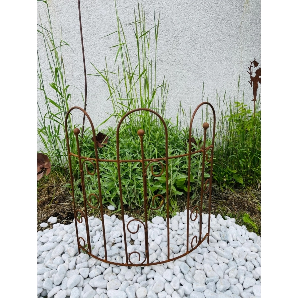 1 x Podpora metalowa palisada podpórka obrzeże pergola solidne 50x65cm