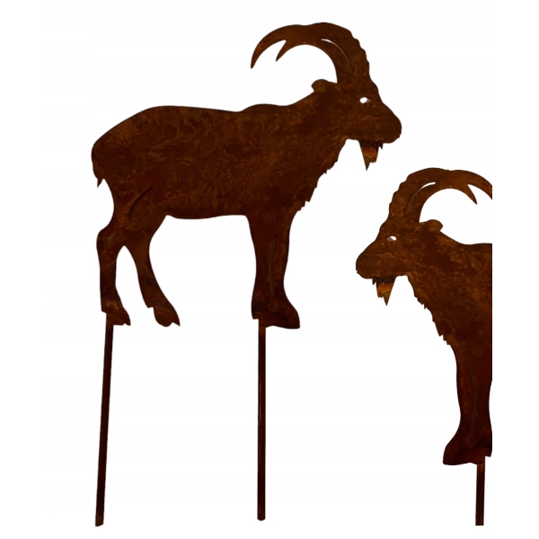 Piękna dekoracja ogród doniczka ozdoba koziorożec rustykalny TARAS Zodiak