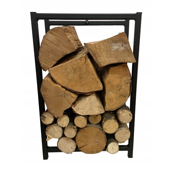 Stojak regał kosz 60x39x20cm na drewno kominkowe LOFT POJEMNY nowoczesny