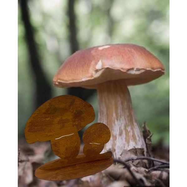 Stylowy borowik grzyb grzybek RUSTYKALNY OGRÓD DONICZKA ozdoba grzyby ozdob