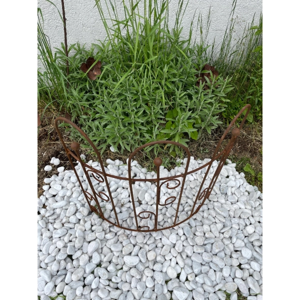 1 x Podpora metalowa palisada podpórka obrzeże pergola solidne 50x65cm