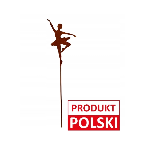 Piękna WRÓŻKA baletnica dekoracja figurka do ogrodu doniczka ozdoba RUSTYKALNA
