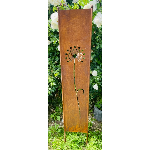 Panel ogrodowy palisada parawan dekoracyjny metal wysokość 150cm bluszcz podpora