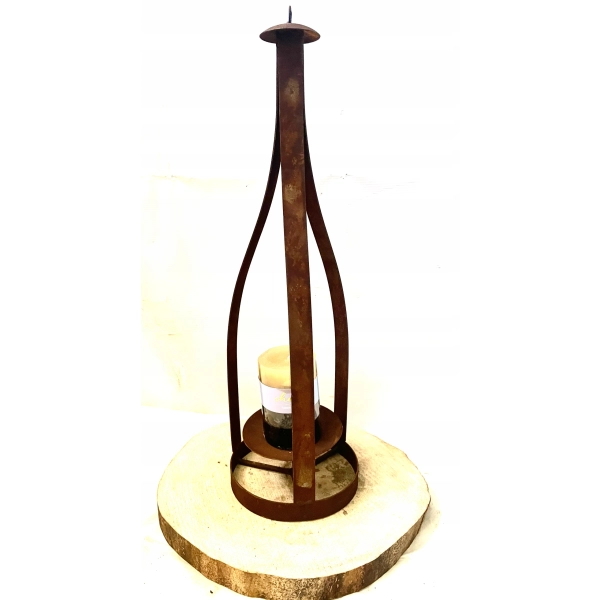 Stylowy Świecznik osłonka kwietnik dekoracja rustykalny H65cm