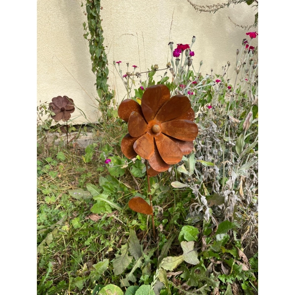 Stylowy KWIAT OGRÓD DONICZKA ozdoba średnica 20cm wysokość 60cm wazon