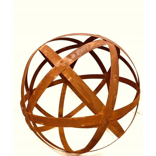 Kula dekoracyjna ogrodowa rustykalna XL 60cm stylowa rzeźba