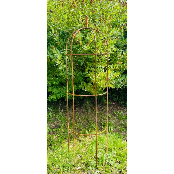 Podpora Obelisk do roślin krzewów kwiatów róż hortensji PIWONII PERGOLA średnica 40 cm wysokość 150cm