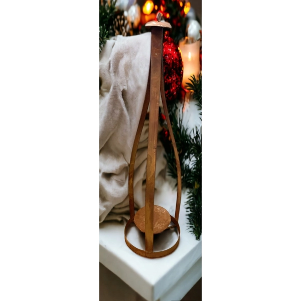 Stylowy Świecznik osłonka kwietnik dekoracja rustykalny H65cm