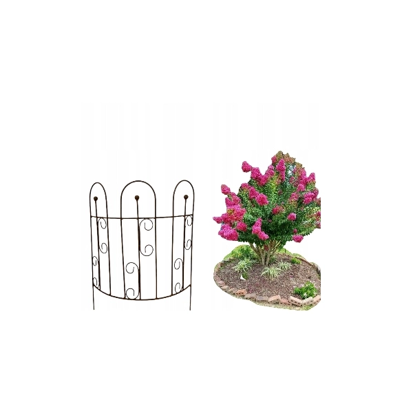 1 x Podpora metalowa palisada podpórka obrzeże pergola solidne 50x65cm