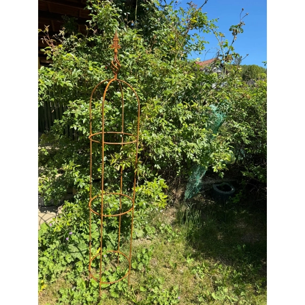 Podpora obelisk do roślin krzewów piwonii hortensji róż podpórki pergola D30 170cm