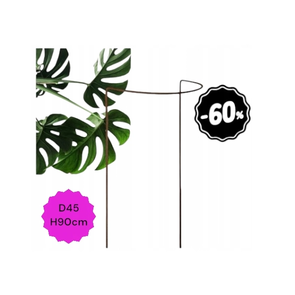 Podpora krzewów kwiatów roślin pergola 90cm róż monstera podpórki piwonii komplet 2 sztuk