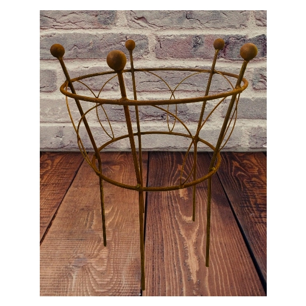 Podpora do roślin krzewów piwonii hortensji podpórki średnica 50cm wysokość 60cm styl 4 SZTUKI