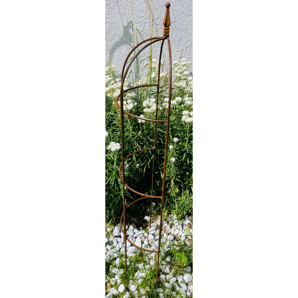Podpora Obelisk do roślin krzewów kwiatów róż hortensji PIWONII PERGOLA średnica 40 cm wysokość 150cm