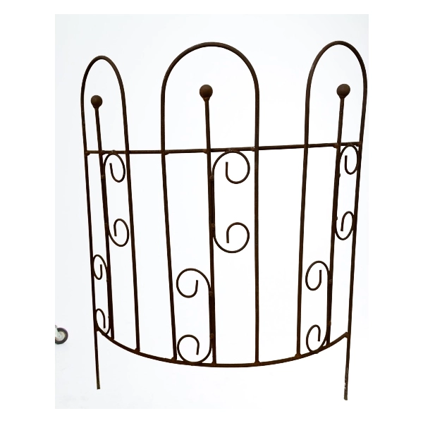 1 x Podpora metalowa palisada podpórka obrzeże pergola solidne 50x65cm