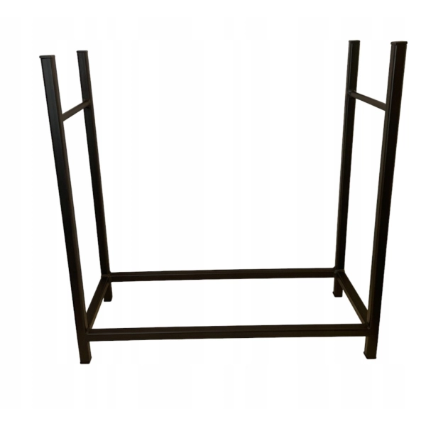 Stojak regał kosz na drewno kominkowe LOFT PL POJEMNY 60x60cm nowoczesny