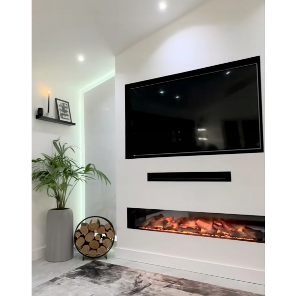 Stojak regał kosz na drewno kominkowe LOFT PL POJEMNY 45cm nowoczesny metal