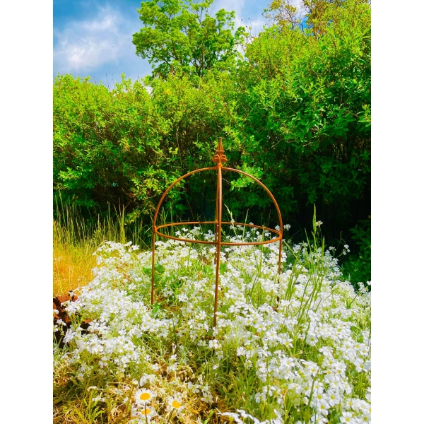 Podpora do roślin krzewów kwiatów roślin piwonii PERGOLA średnica 30cm wysokość 50cm obelisk