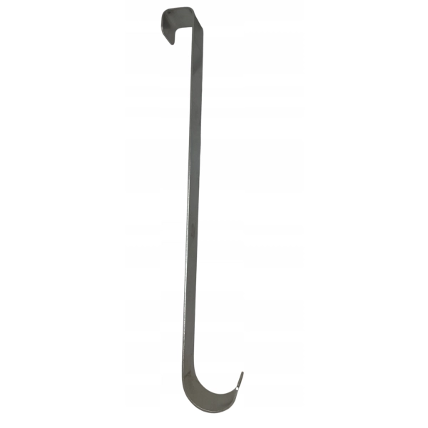 Uchwyt WIESZAK na drzwi haczyk na szafę długi 29cm metalowy stal nierdzewna