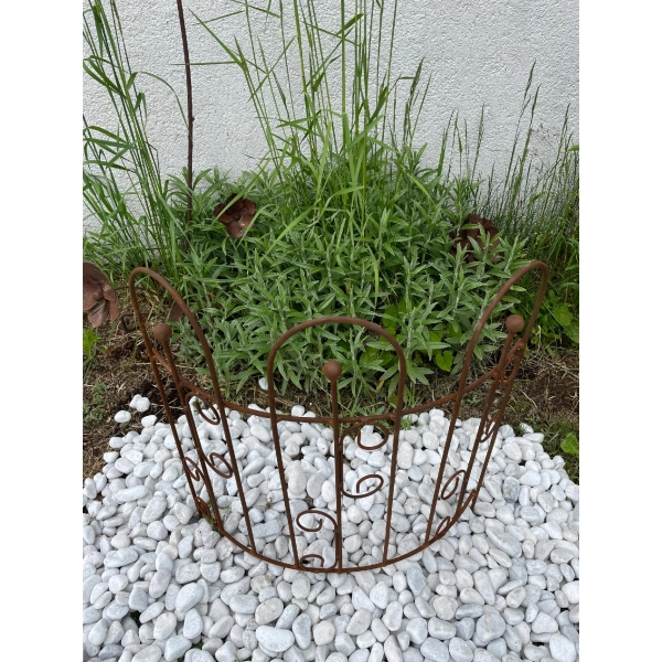 1 x Podpora metalowa palisada podpórka obrzeże pergola solidne 50x65cm