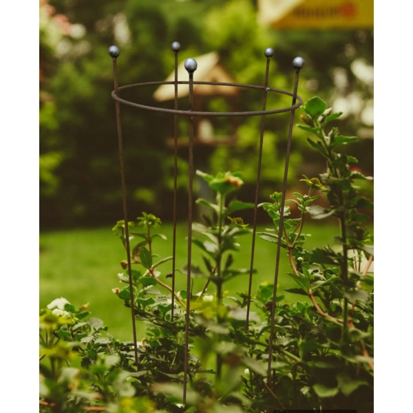 Podpora PREMIUM podpórki do roślin krzewów róż hortensji piwonii średnica 45cm wysokość 90cm