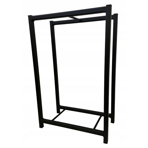 Stojak regał kosz 60x39x20cm na drewno kominkowe LOFT POJEMNY nowoczesny